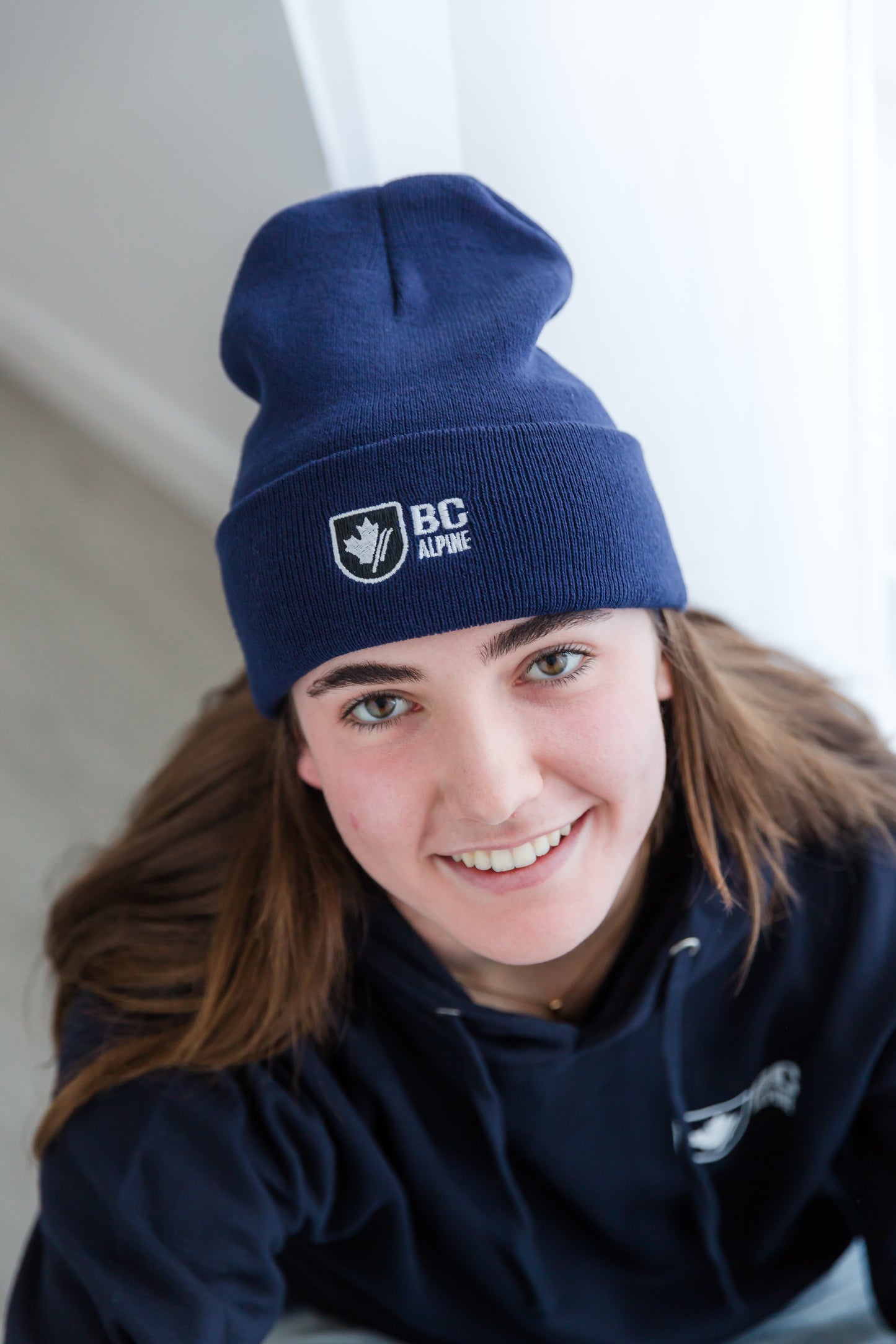 BC Alpine toque (navy & black)